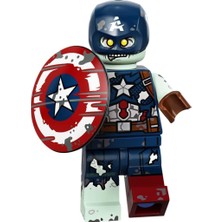 LEGO Marvel Studios Series 71031 - 9 Zombie Captain America Minifigür 1 Parça Koleksiyonluk