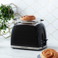 Russell Hobbs 26061-56 Honeycomb Siyah Ekmek Kızartma Makinesi 1000 W 2 Dilim Kapasiteli Fonksiyonel