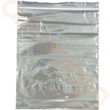16x20 Cm Şeffaf Kilitli Poşet, Kına, Çerez ve Kuruyemiş Poşeti, Kilitli Torba - 100 Adet