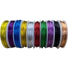 Elegantshop Çiçek Teli Karışık 10'lu Set 1.0 mm