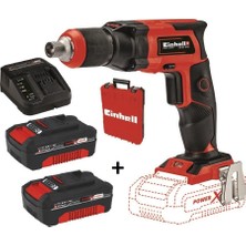 Einhell Te-Dy 18V Akülü Alçıpan Vidalama 2*4.0 Ah Darbesiz Ergonomik Tasarım ve Yüksek Tork