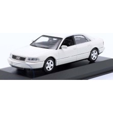 1:43 Ölçek Maxichamps 1999 Audi A8 Diecast Metal Minyatür Model Araba 10CM