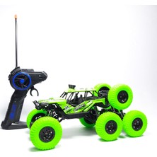 Canem 6x4 Çeker Off Road Şarjlı Uzaktan Kumandalı Jeep 1:18 Süspansiyonlu Yeşil Renk Dayanıklı Gövde