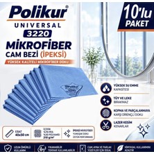 Polikur 3220 Universal Mikrofiber Cam Bezi 40*50CM (10 Adet)