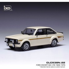 1:43 Ölçek Ixo 1976 Ford Escort Mk Iı Diecast Metal Minyatür Model Araba 10CM