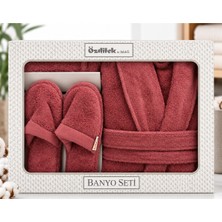 Özdilek Colourist K.mercan Kişisel Banyo Bornoz Seti (Xl Beden)