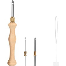 Elegantshop Ahşap Punch Panç Iğne Seti P9W