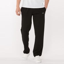 Slazenger OTEKS Erkek Eşofman Altı Siyah Rahat Tasarım ve Günlük Kullanım İçin Uygun