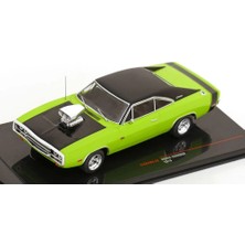 1:43 Ölçek Ixo 1970 Dodge Charger Rt Diecast Metal Minyatür Model Araba 10CM