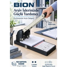 Bion Profesyonel Seri Yüksek Kapasiteli Arşiv Delgeci 150 Sayfa