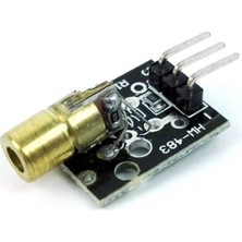Robotsepeti 5mw Lazer Modülü , Arduino Kartlarla Uyumlu - 5V, 650NM
