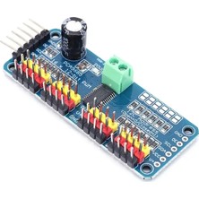 Robotsepeti PCA9685 16 Kanal 12 Bit Pwm Servo Motor Sürücü Kartı - I2C (Klon)