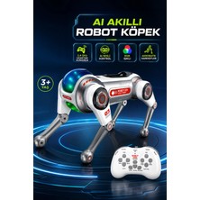 Mimtec Aı Akıllı Robot Köpek - Çok Fonksiyonlu Uzaktan Kumandalı Programlanabilen Işık Efektli Robot Köpek