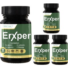 Guzzy Erxper Erkeklere Özel Takviye Edici Gıda 4 Adet (60 Kapsül) –sperm Parametreleri & Performansdestek Kompleksi