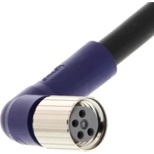 Omron XS3F-LM8PVC4A5M M8 4 Pin Pvc Sensör Kablosu 5 M