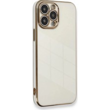 Verto Newface Apple iPhone 15 Pro Kılıf Volet Silikon - Beyaz
