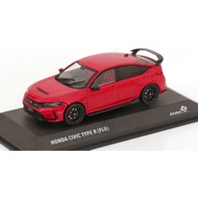 1:43 Ölçek Solido 2022 Honda Civic Type R – Rallye Red Diecast Metal Minyatür Model Araba 10CM