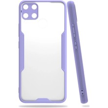 Verto Newface Realme C15 Kılıf Platin Silikon - Lila