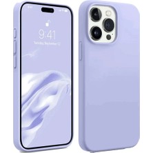 Verto Newface Apple iPhone 15 Pro Max Kılıf First Silikon - Lila