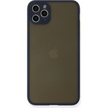 Verto Newface Apple iPhone 11 Pro Max Kılıf Montreal Silikon Kapak - Lacivert