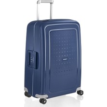 Samsonite S'cure Tekli Kabin Boy Valiz 55 cm Lacivert Renk ve Kullanışlı Özellikler