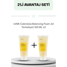 iUNIK Iunık Calendula Balancing Foam Jel Temizleyici 150 ml Ikili Set