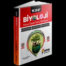 Aydın Yayınları 11. Sınıf Biyoloji Konu Özetli Soru Bankası