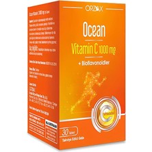 Orzax Ocean Vitamin C 1000 mg Bioflavonoidler 30 Tablet