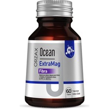 Orzax Ocean Extramag Fibra 60 Tablet Aromasız Takviye Edici Gıda Türkiye Menşeli
