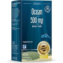 Orzax Ocean 500 mg Balık Yağı 60 kapsül