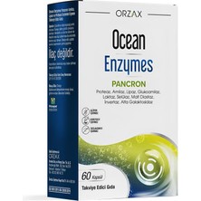 Orzax Ocean Enzymes Pancron 60 Kapsül Sindirim Desteği İçin Özel Formül Türkiye Menşeli