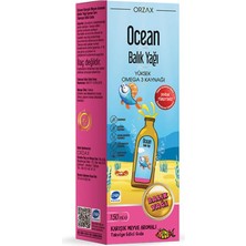 Orzax Ocean Balık Yağı Frutti Aromalı Şurup 150 ml