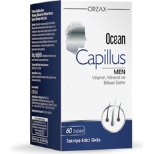 Orzax Ocean Capillus Men 60 Tablet Vitamin ve Mineral İçeren Bitkisel Ekstre Türkiye Menşeli