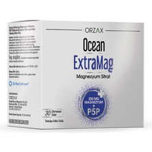 Orzax Ocean Extramag Magnezyum Sitrat 30 Saşe Türkiye Menşeli Takviye Edici Gıda