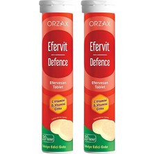 Orzax Efervit Defence 20 Efervesan Tablet - 2.'si %50 İndirimli