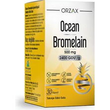 Orzax Ocean Bromelain 500 mg 30 Kapsül
