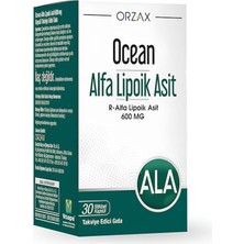 Orzax Ocean Alfa Lipoik Asit 600 Mg 30 Kapsül Türkiye Menşeli Yetişkinler İçin Takviye