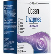 Orzax Ocean Enzymes Lactase Damla 20 ml Sıvı Takviye Edici Gıda Hindistan Menşeli