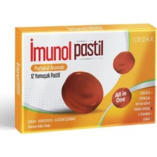 Orzax Imunol Pastil Portakal 12'li