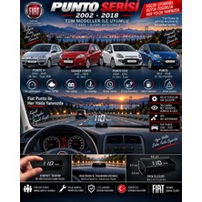 Bowie Fiat Punto 2002-2018 modeller için head up display hayalet gösterge ekranı ön cam hız göstergesi
