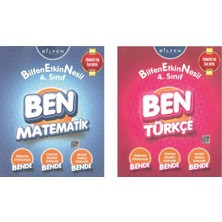 Bilfen Yayıncılık Bilfen Yayınları 4. Sınıf Ben Serisi Matematik-Türkçe Set Eğitim Kitapları Hedef Yaş Grubu Uygun