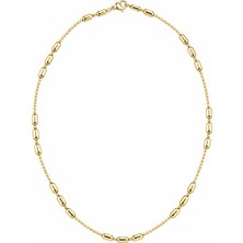 Merano Design Gold Tube Kolye