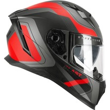 Cgm 311R Blast Race Tam Kapalı Kask - Antrasit/kırmızı - Motodede