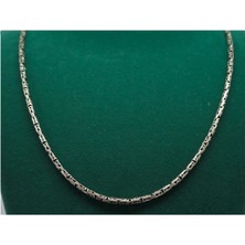 Coxy 2.5mm Kral 925 Ayar Gümüş Erkek Unisex Zincir Kolye