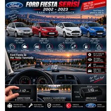 Bowie Ford Fiesta 2002-2025 Modeller Için Head Up Display Hayalet Gösterge Ekranı Ön Cam Hız Göstergesi