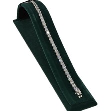 Coxy 4.8mm Su Yolu 925 Ayar Gümüş Özel Taşlı Kadın Bileklik