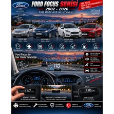 Bowie Ford Focus 2002-2025 Modeller Için Head Up Display Hayalet Gösterge Ekranı Ön Cam Hız Göstergesi