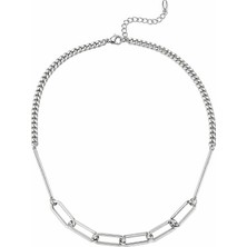 Merano Design Ataç Zincir Rhodium Kolye