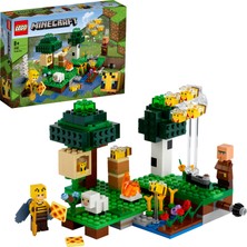 LEGO Minecraft Arı Çiftliği 21165 238 Parça Aksiyon Oyuncağı Şık Hediye Seçeneği Arı ve Koyun Figürleriyle