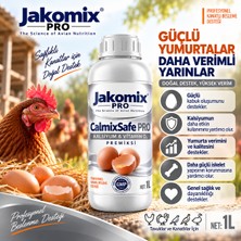 Jakomix Pro Calmix 1 L – Tavuk ve Kanatlılar Için Kalsiyum ve Mineral Desteği